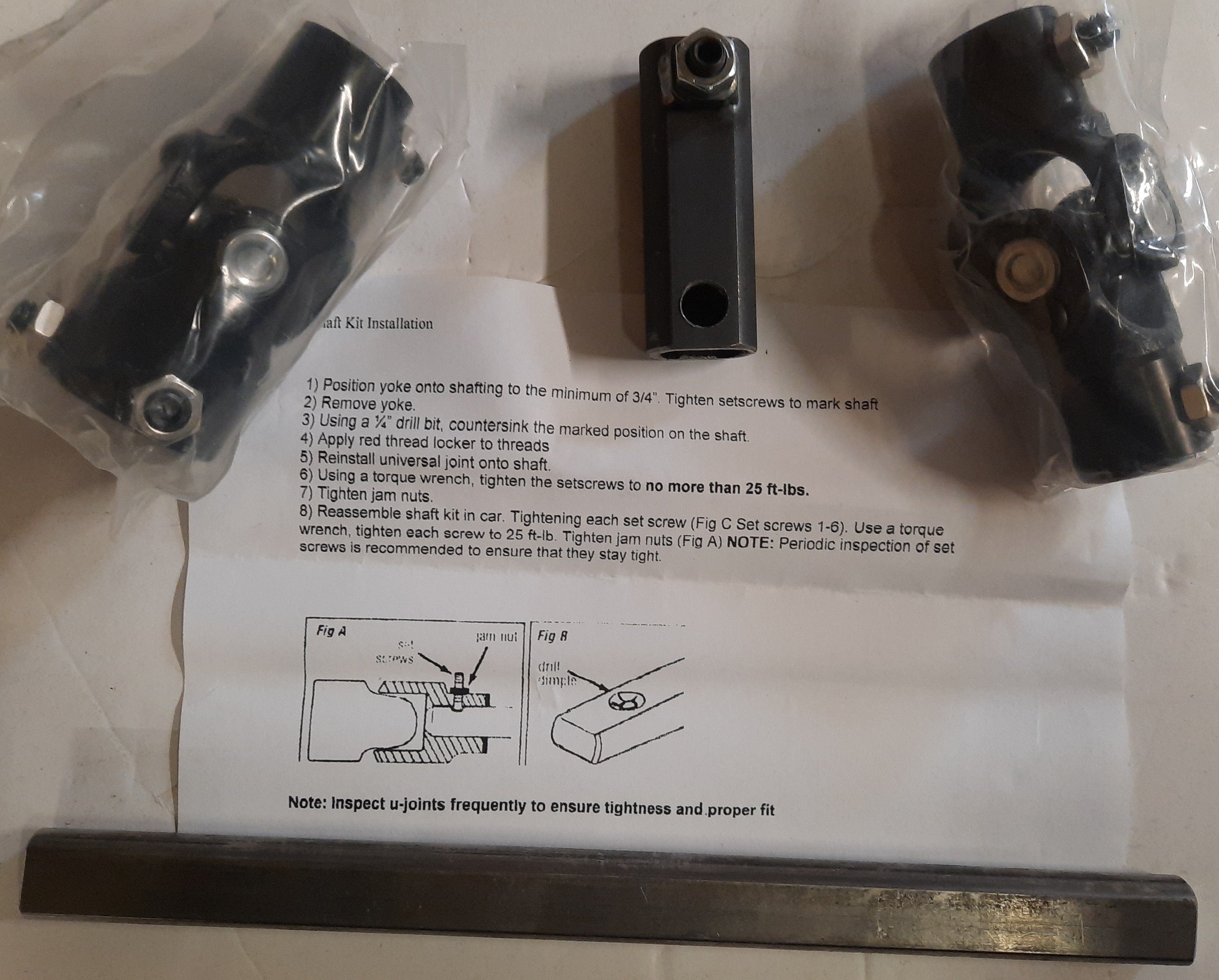 Mopar Manual Steering Shaft Kit (MP-1515)