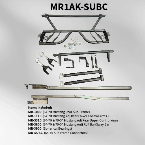 64-70 Mustang Rear Adjustable Kit (MR1AK) $1708.00 - $2093.00