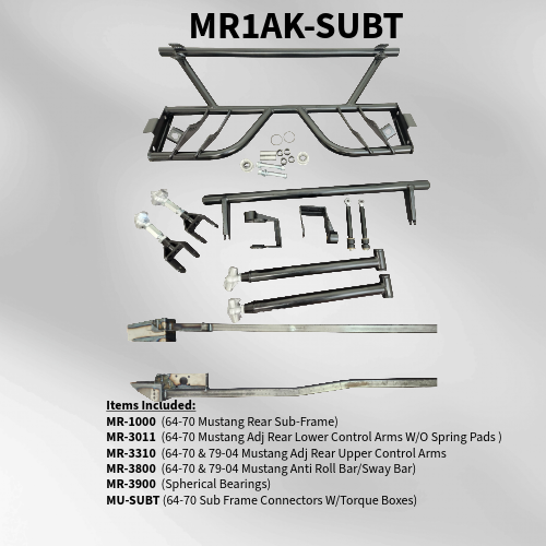 64-70 Mustang Rear Adjustable Kit (MR1AK) $1708.00 - $2093.00