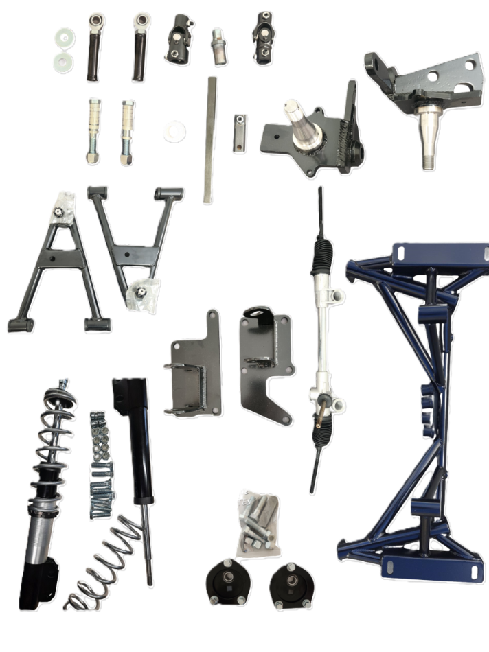 71-73 +2+2 K-Frame Manual Steering SN95 Spindle Street Kit For 71-73 Mustang & 70-71 Fairlane and Torino (MU-7195M) $3450.00 to $4250.00