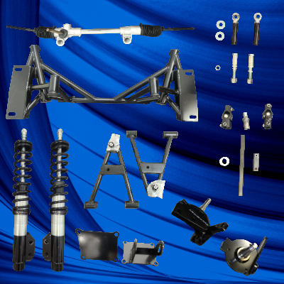 64-66 Fox Steering Mustang 64-69 Spindle Street Kit ( MU-6467M) $3450.00 to $4250.00